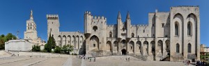 Palais des Papes France Avignon Panorama