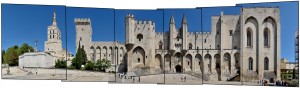 Palais des Papes Architecture Gothic View Street France